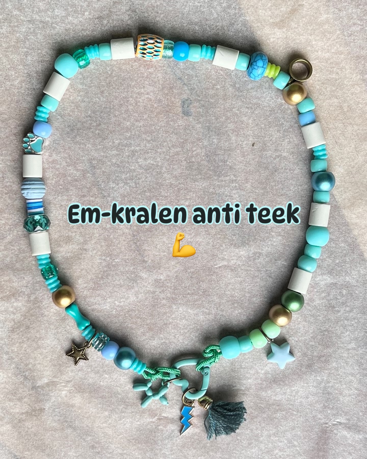 Hondenketting aqua edition anti teek