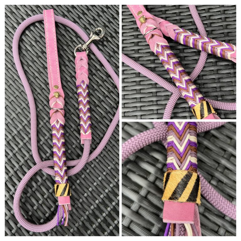 Mauve leer louw combi lijn