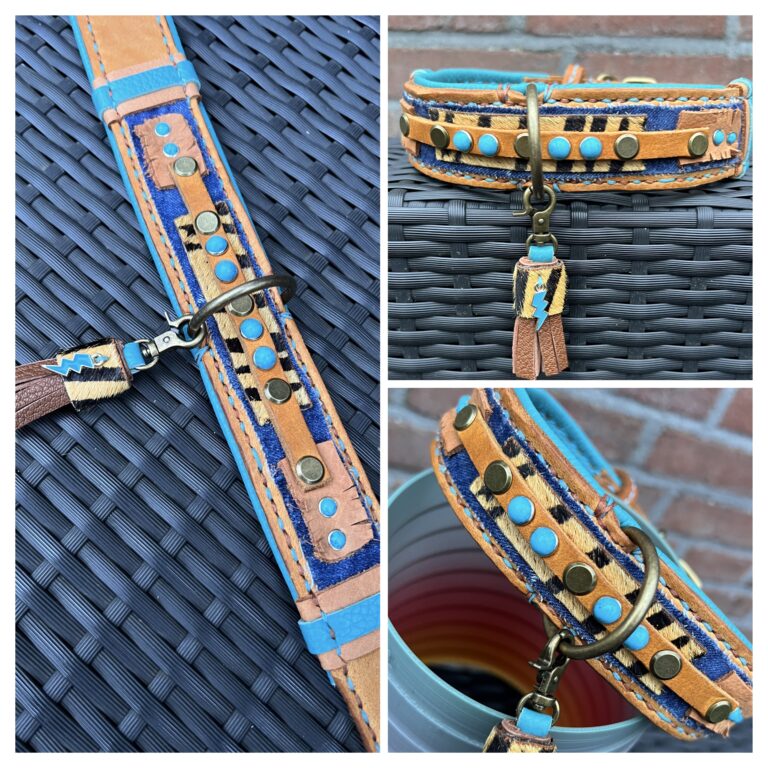 Camel-leer-turquoise-jeans-Western